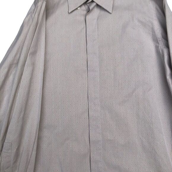 RARE Versace Shirt Big Logo Patterned Dress Shirt - Picture 5 of 12